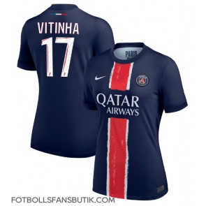 Paris Saint-Germain Vitinha #17 Replika Hemmatröja Damer 2024-25 Kortärmad